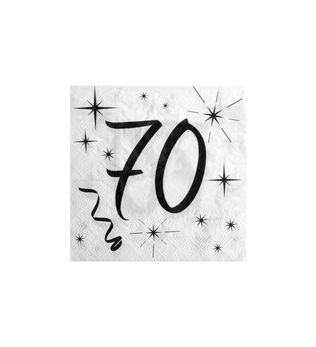 Ubrousky s číslem 70