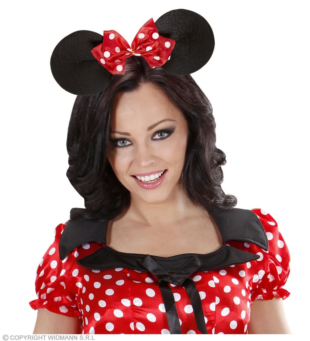 Čelenka s oušky - Minnie Mouse