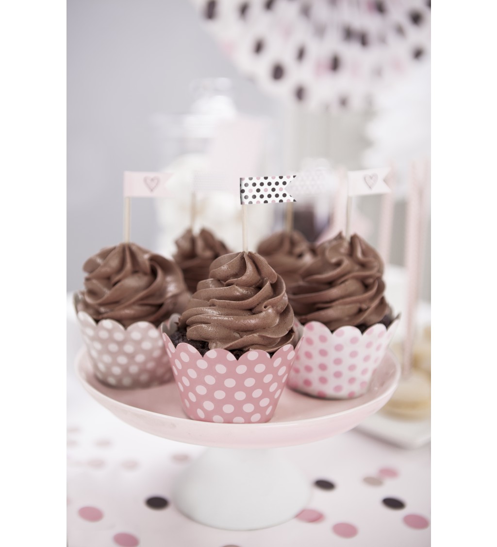 Cupcake košíčky - puntíky