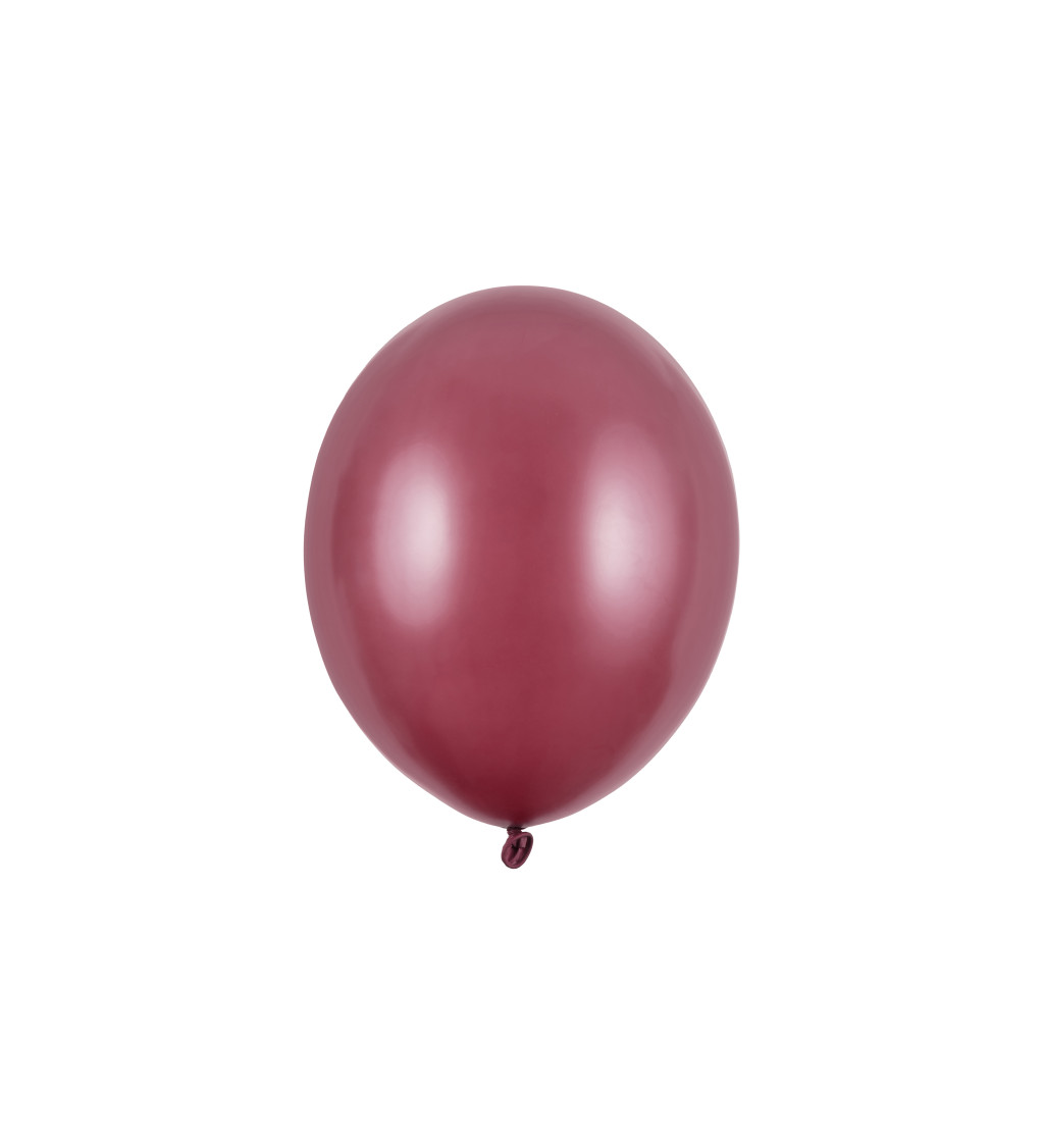 Latex. balónky - metallic maroon