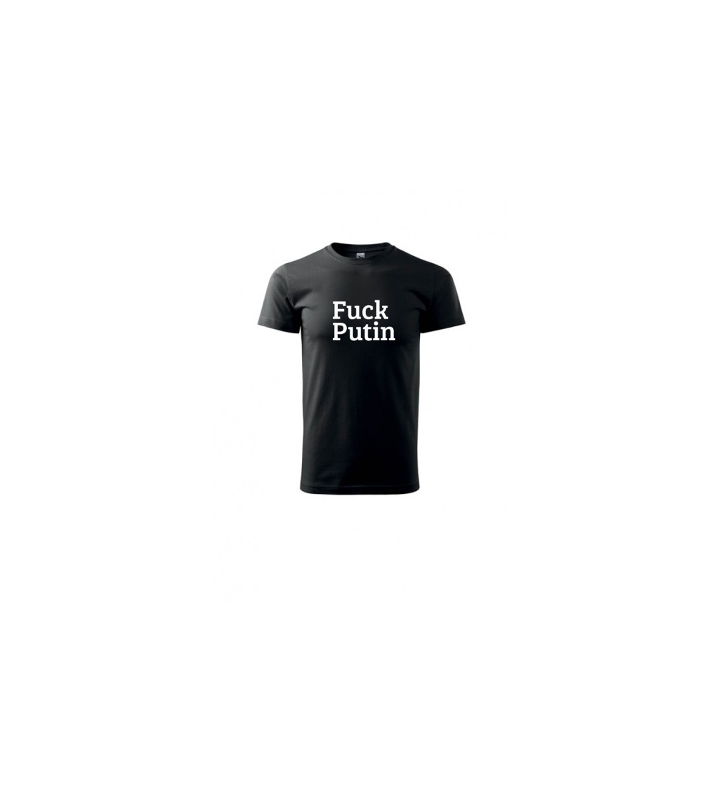 Tričko - Fuck Putin - černé