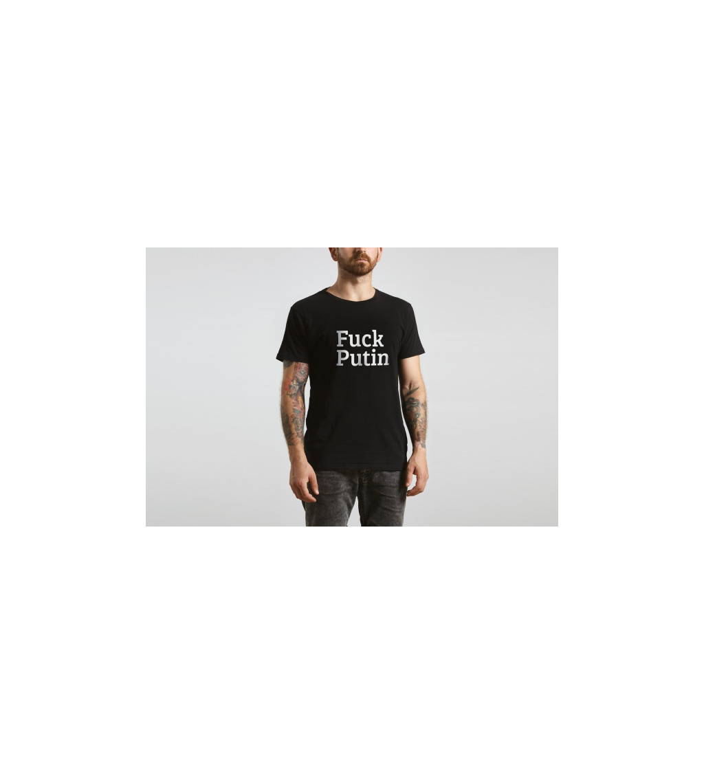 Tričko - Fuck Putin - černé