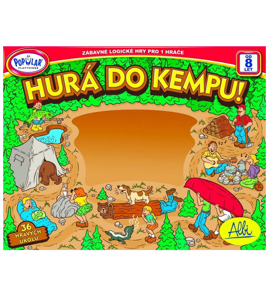 Stolní hra - Hurá do kempu