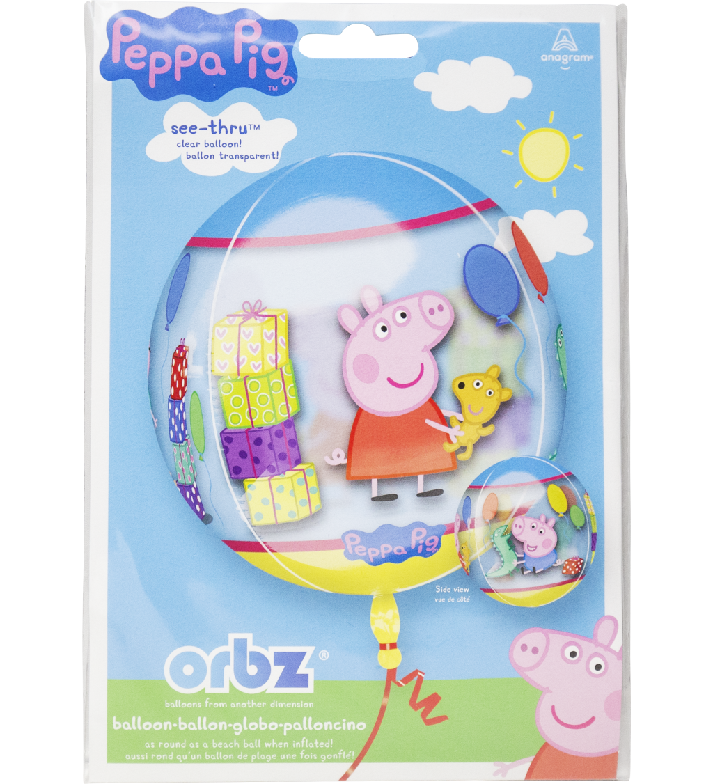 Průhledný balónek Peppa