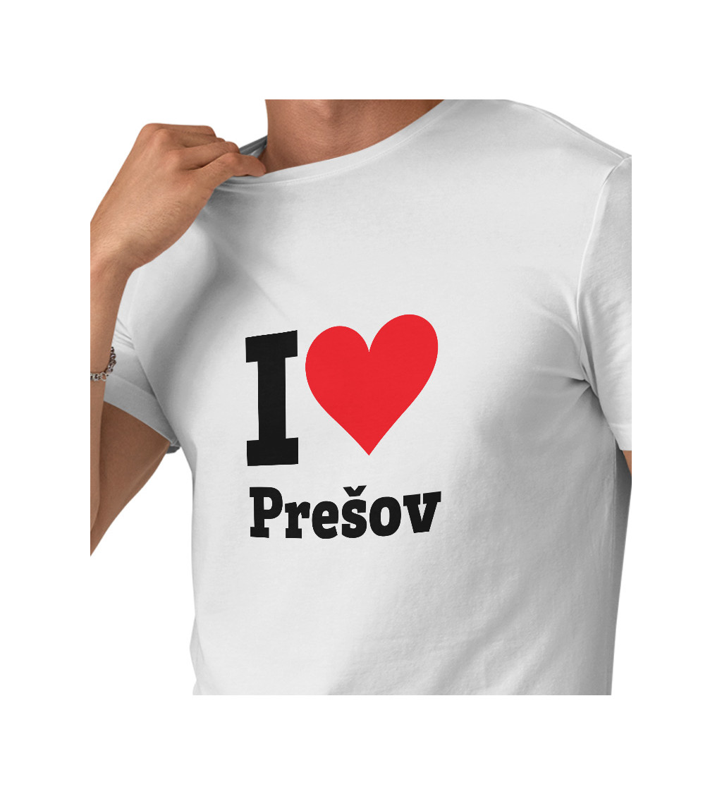 Pánské triko - I love Prešov