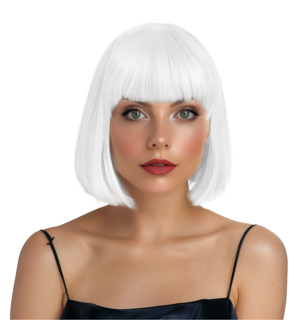 Paruka mikádo, bílá