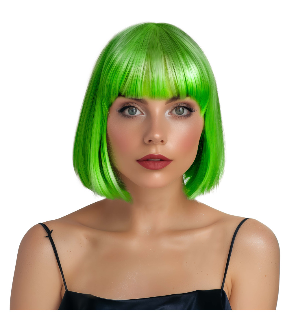 Paruka mikádo, zelená