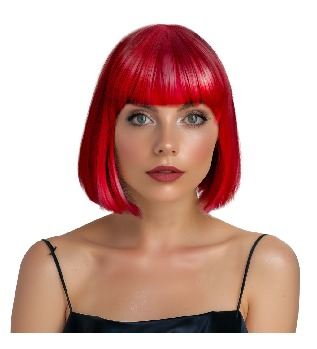 Paruka mikádo, červená