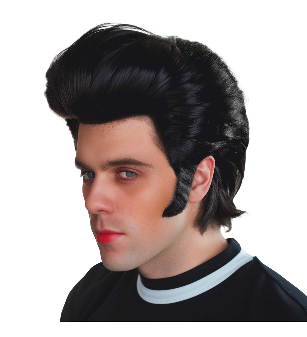 Paruka Rock 'n' Roll, černá