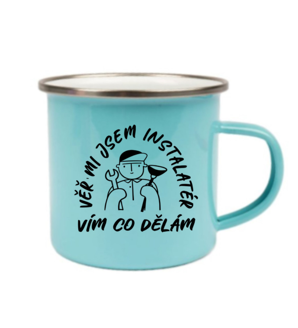 Plecháček modrý - Věř mi, jsem instalatér, vím co dělám