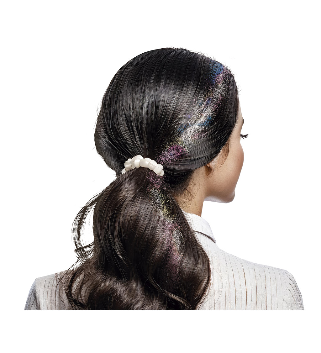 Jiskřící vícebarevný sprej na vlasy