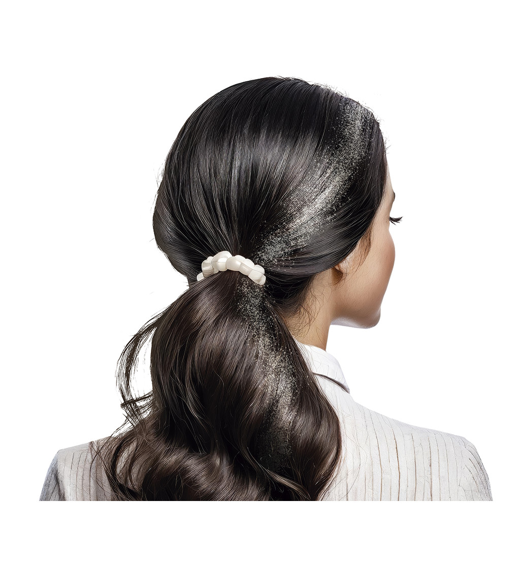 Jiskřící stříbrný sprej na vlasy