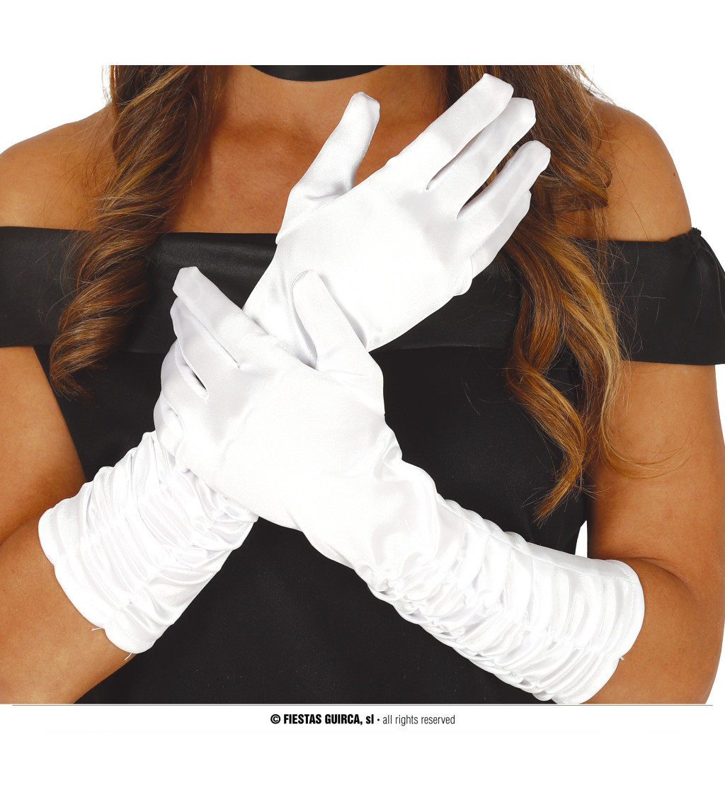Bílé rukavice