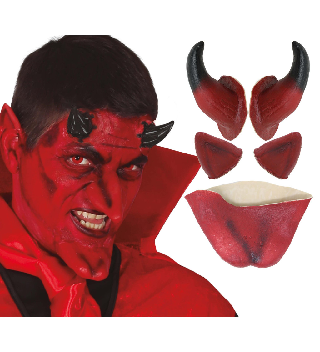 Latexová démonická sada