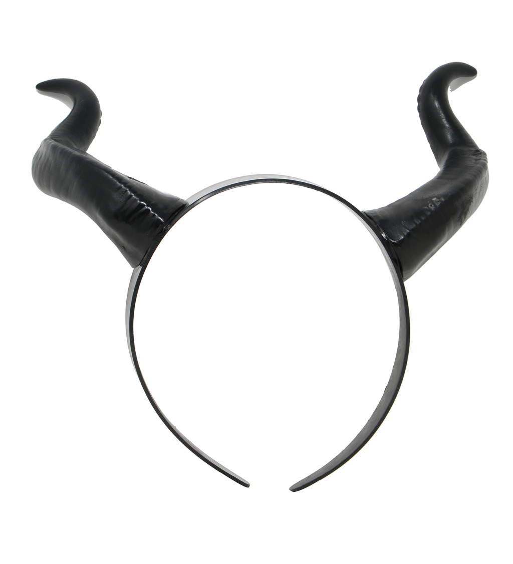 Černé démonické rohy