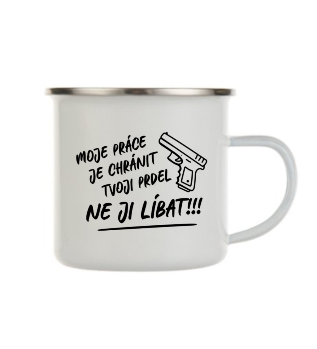 Plecháček bílý - Moje práce je chránit tvoje prdel, ne ji líbat