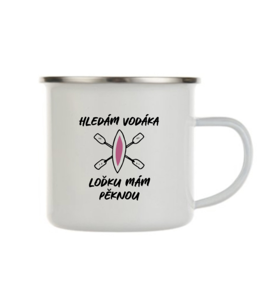 Plecháček bílý - Hledám vodáka, loďku mám pěknou