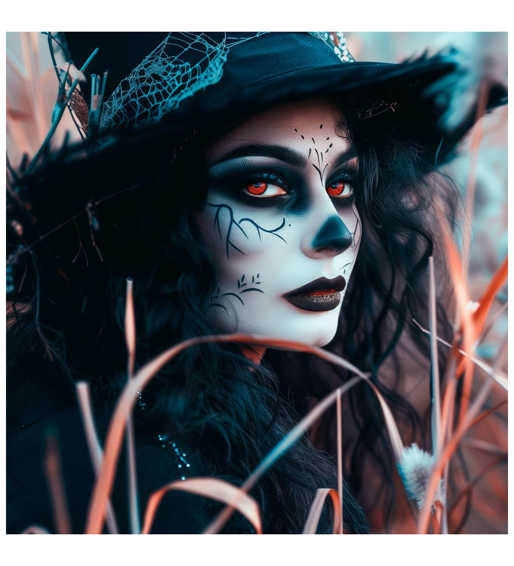 Kontaktní čočky jednodenní - blood