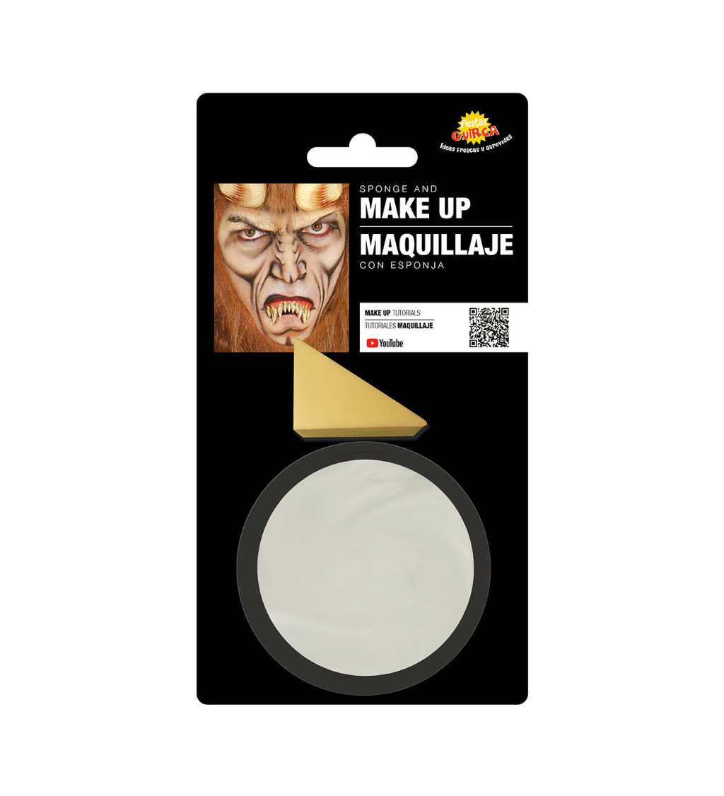 Stříbrný make-up s houbičkou 9 g