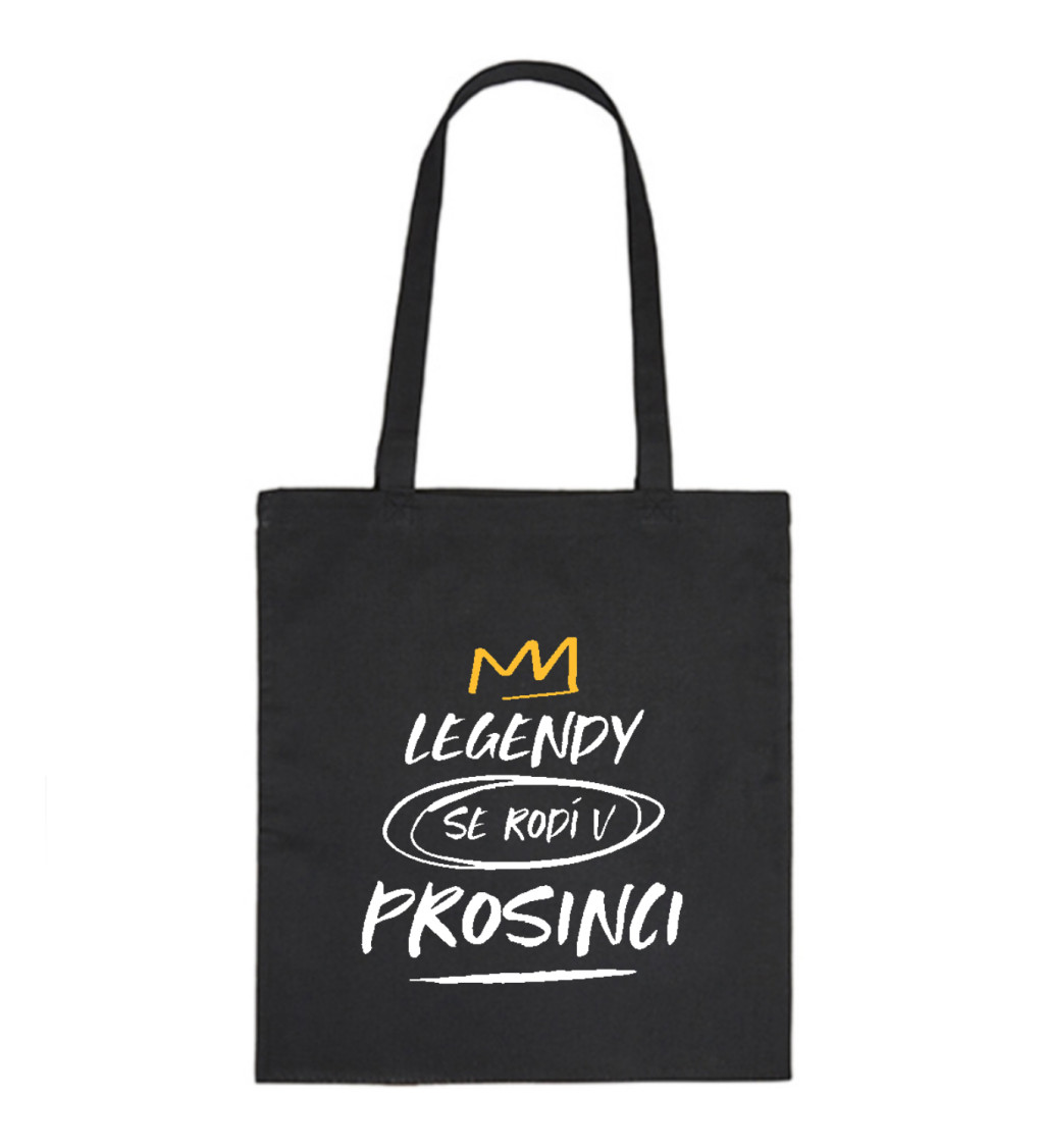 Plátěná taška - Legendy se rodí v prosinci
