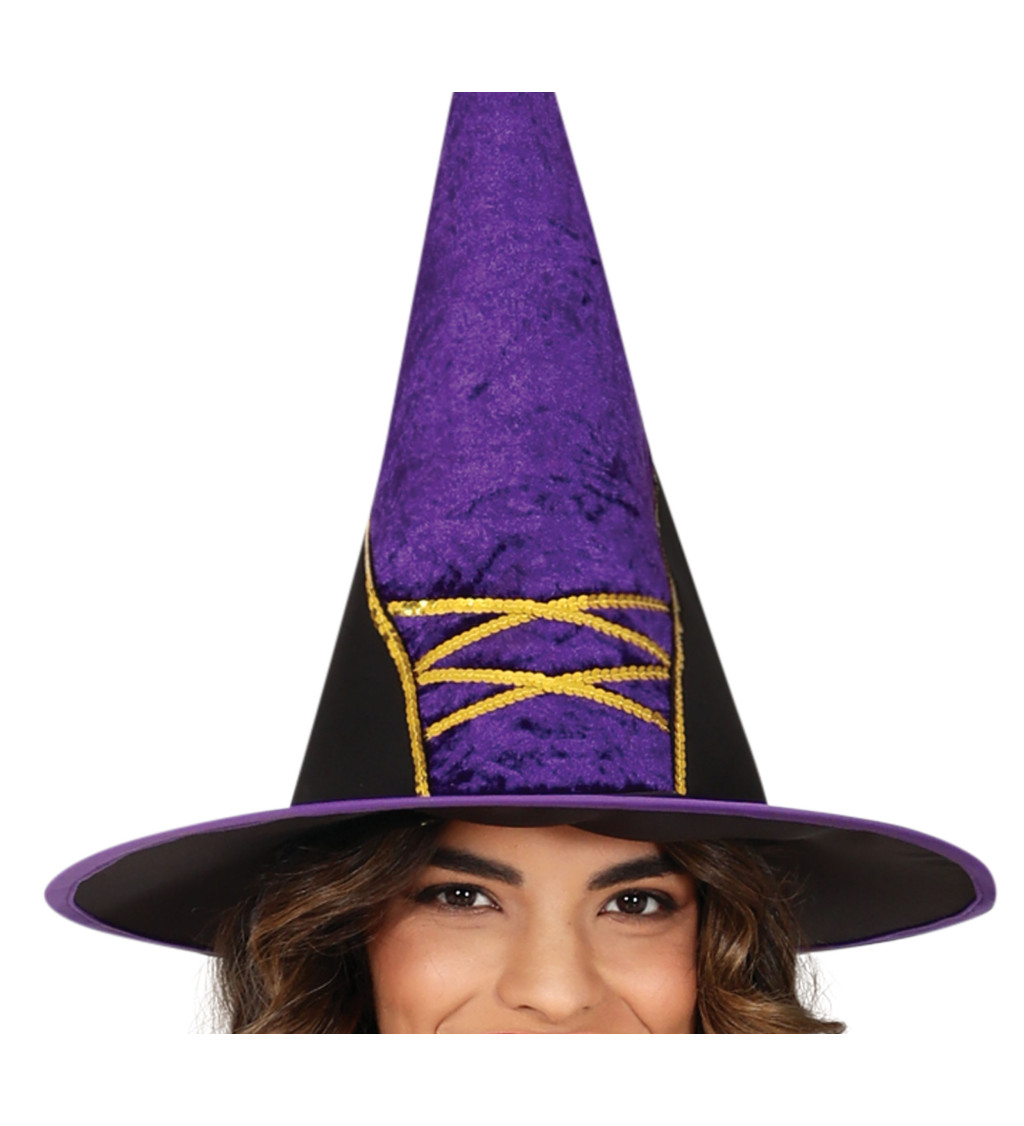 Dámský kostým Fialová čarodějnice 36–38 (S)