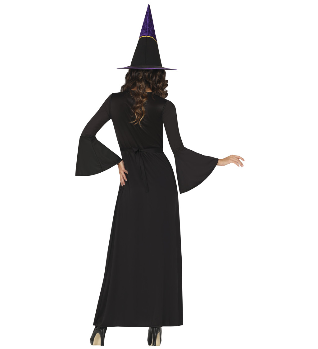 Dámský kostým Fialová čarodějnice 36–38 (S)