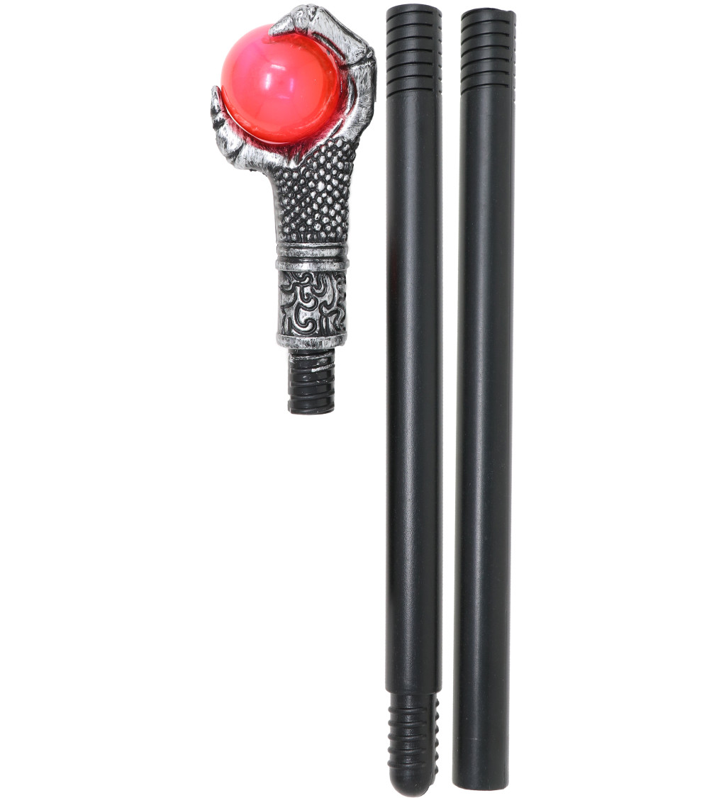 Hůl s drápem, odnímatelná, 78 cm
