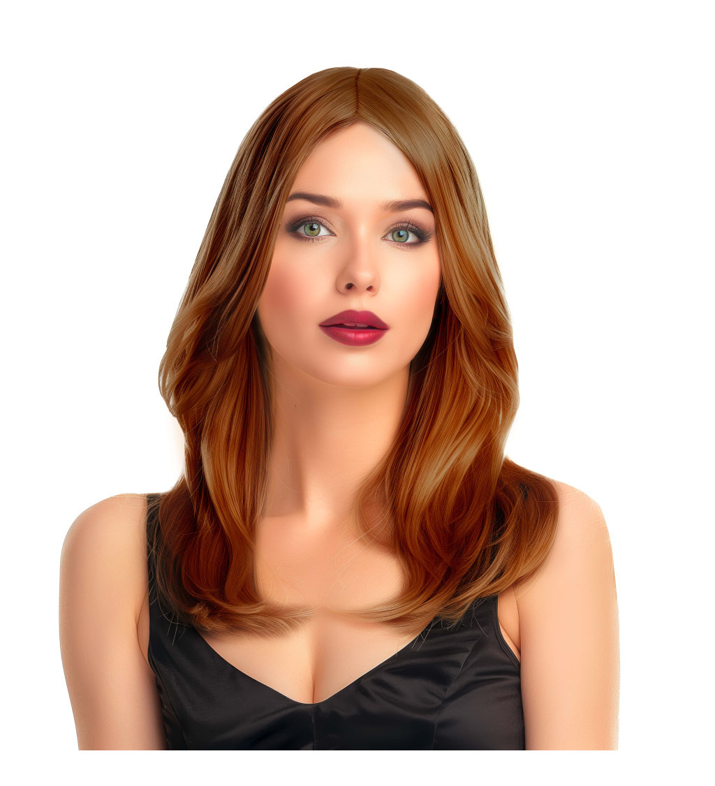 Paruk vlnitá, světle hnědá