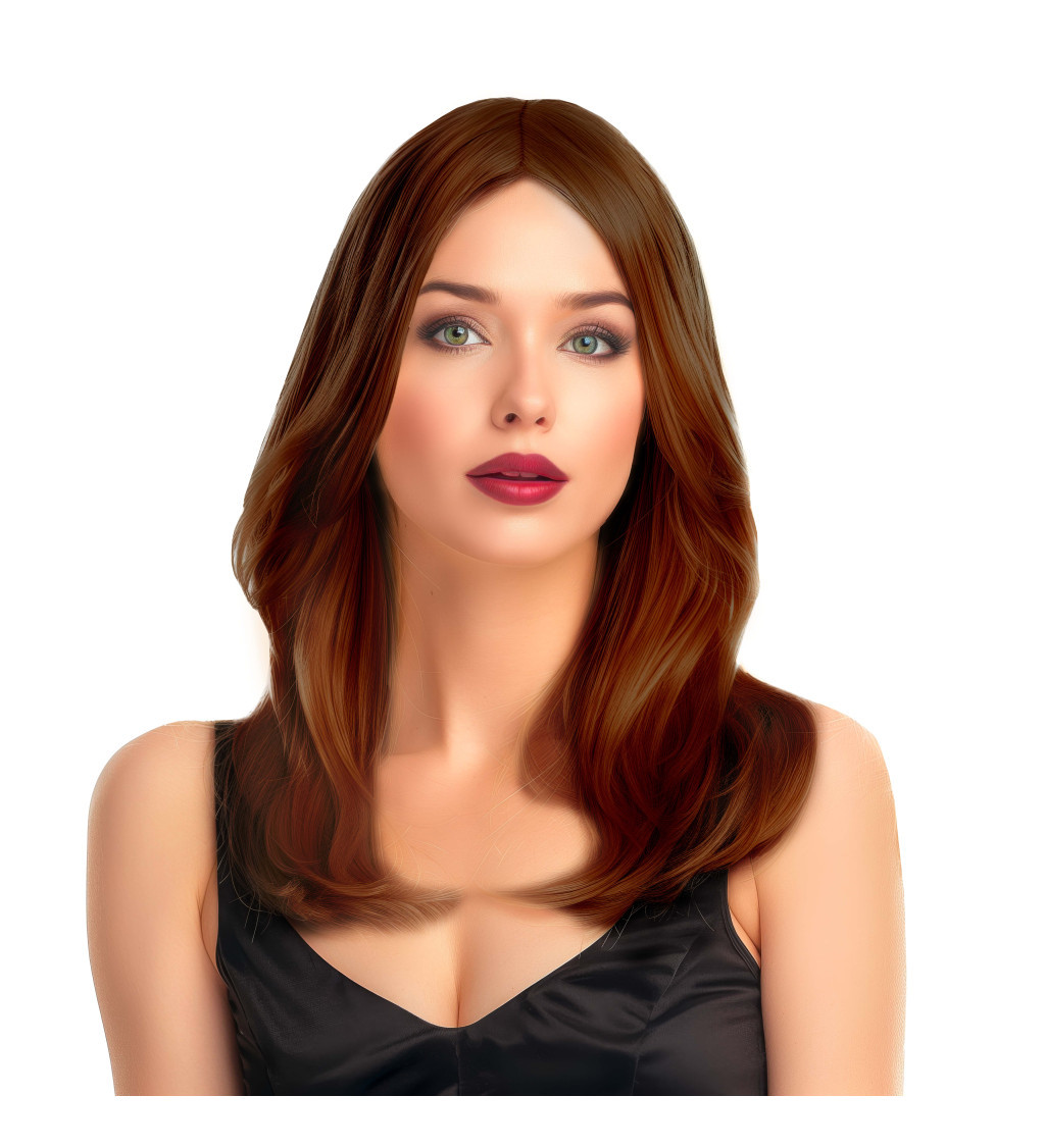 Paruka vlnitá, hnědá