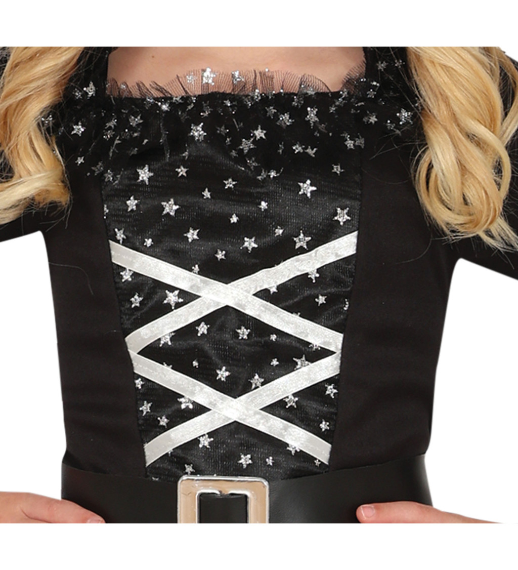 Dětský kostým hvězdná čarodějnice 3–4 roky