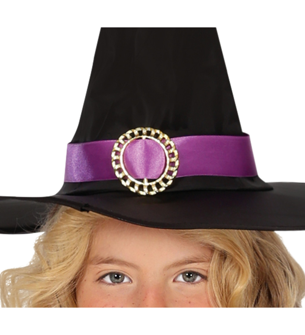 Dětský kostým elegantní čarodějnice 3–4 roky