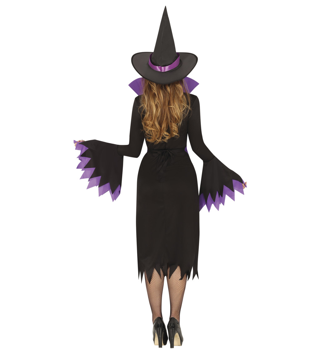 Dámský kostým elegantní čarodějnice 36–38 (S)
