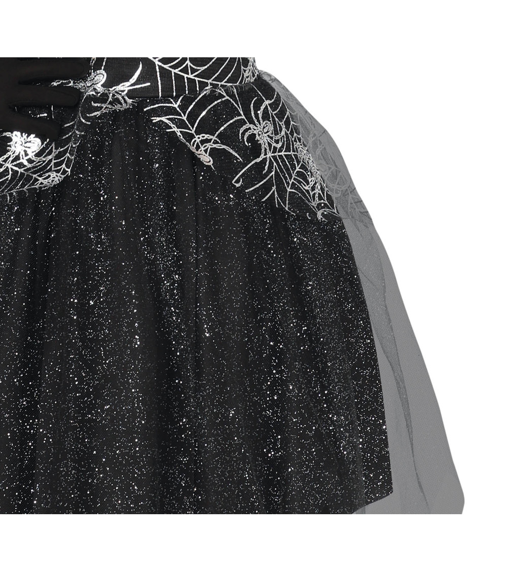 Dětský kostým stříbrná čarodějnice 3–4 roky