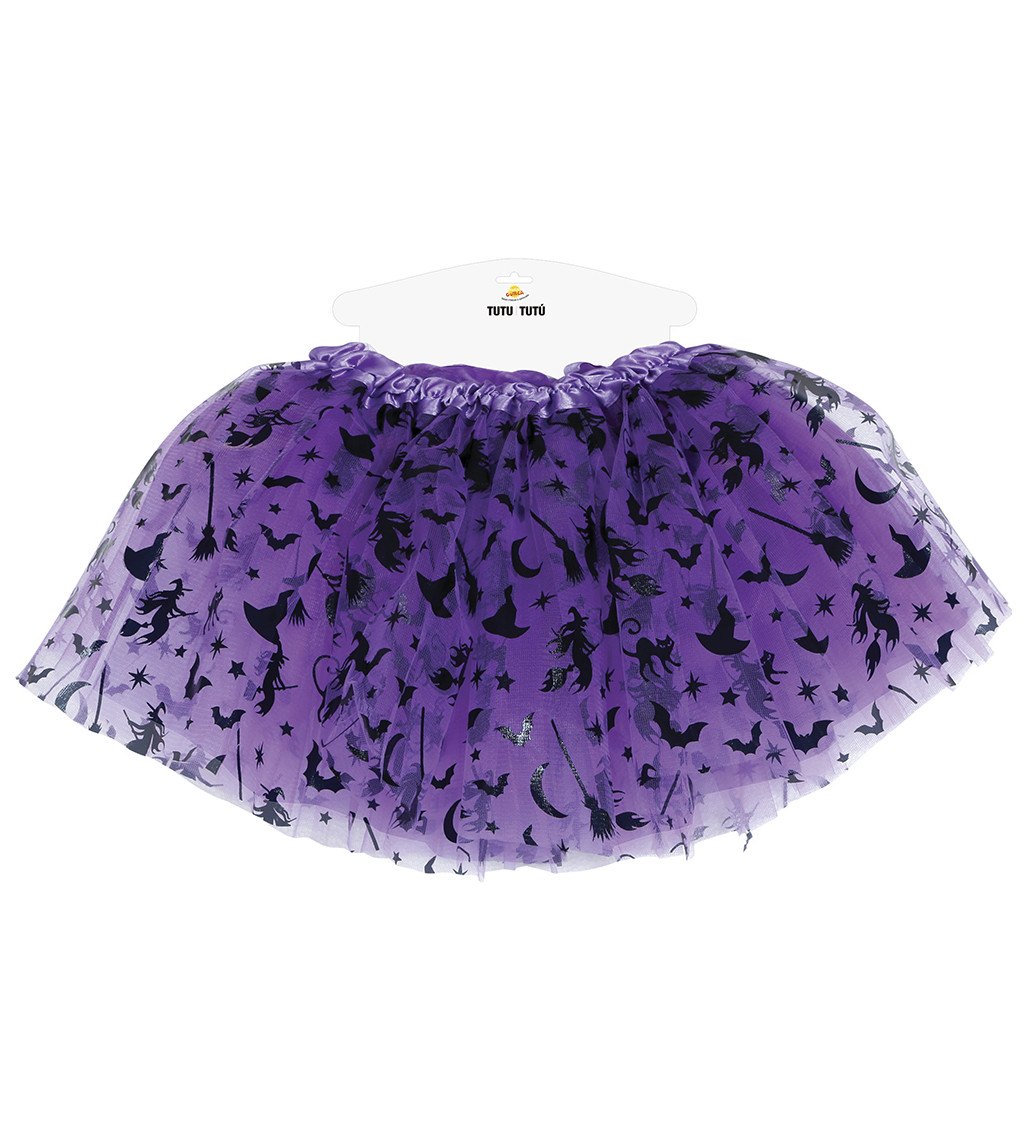 Čarodějnická tylová sukně pro děti, 30 cm