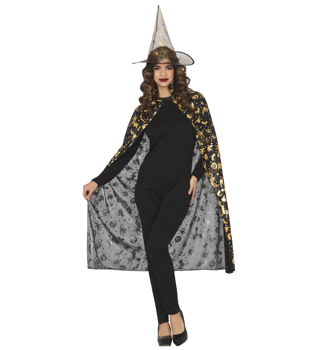 Klobouk a plášť sada 110 cm