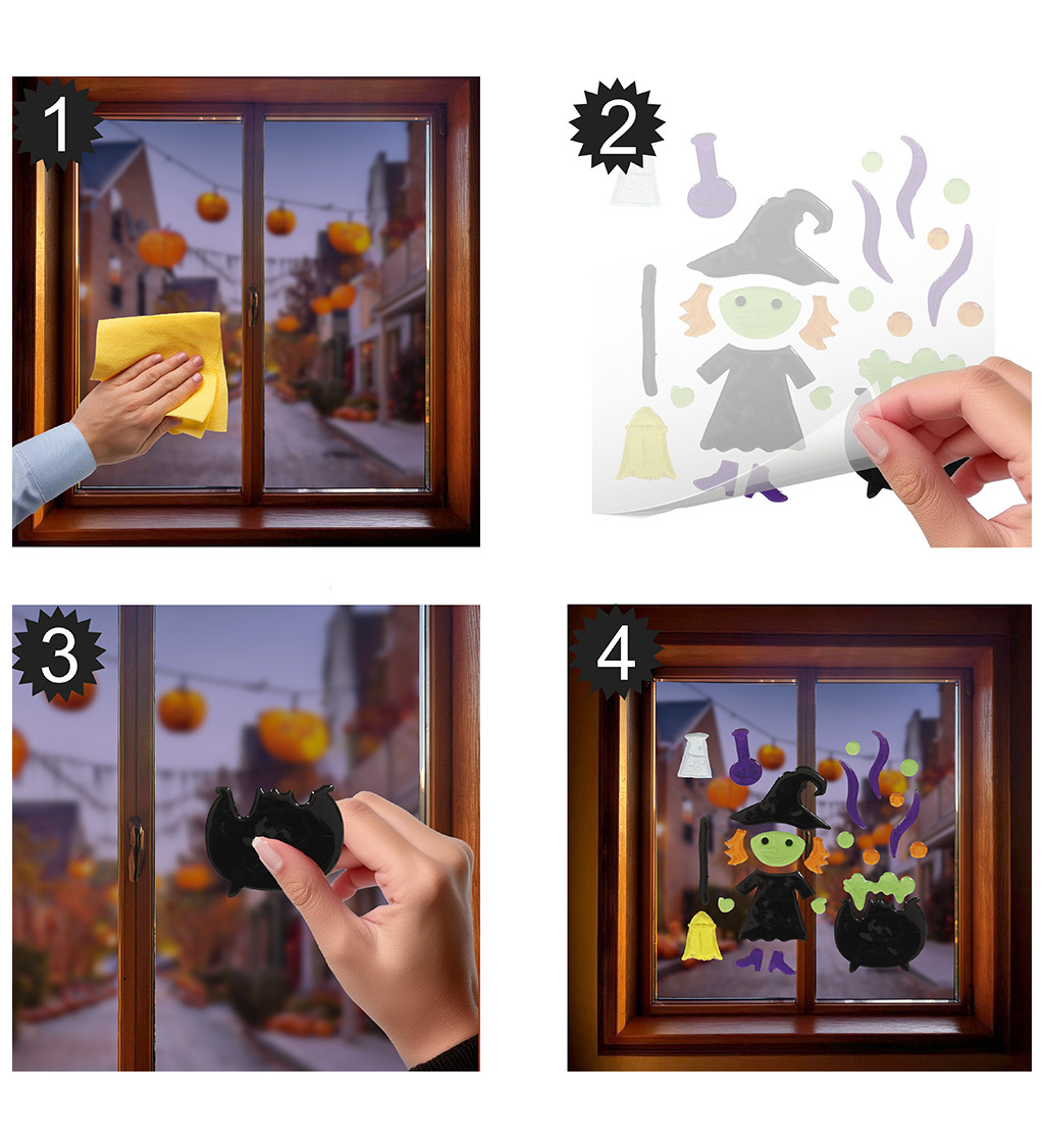 Dekorační čarodějnický gel 20x25 cm