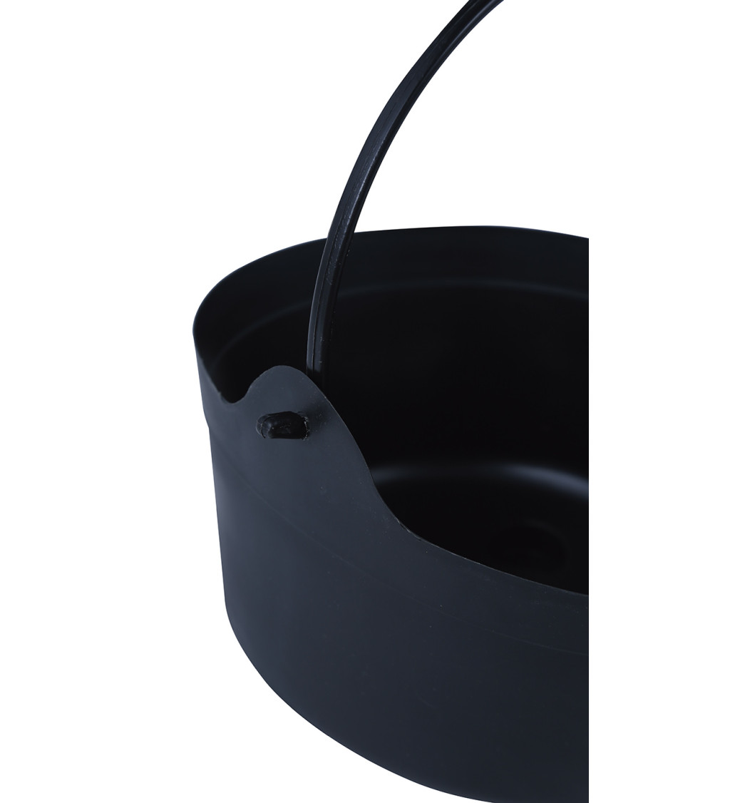 Černý kotlík 32 cm