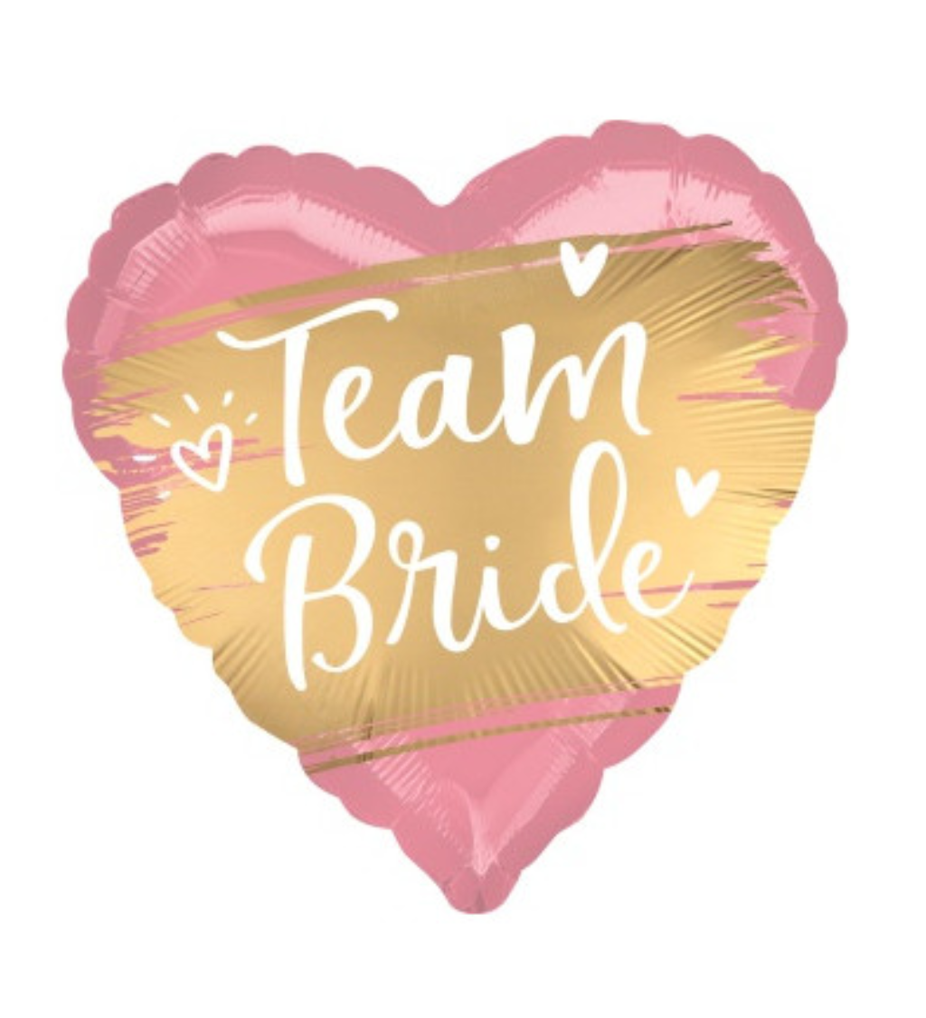 Fóliový balónek "Team Bride"
