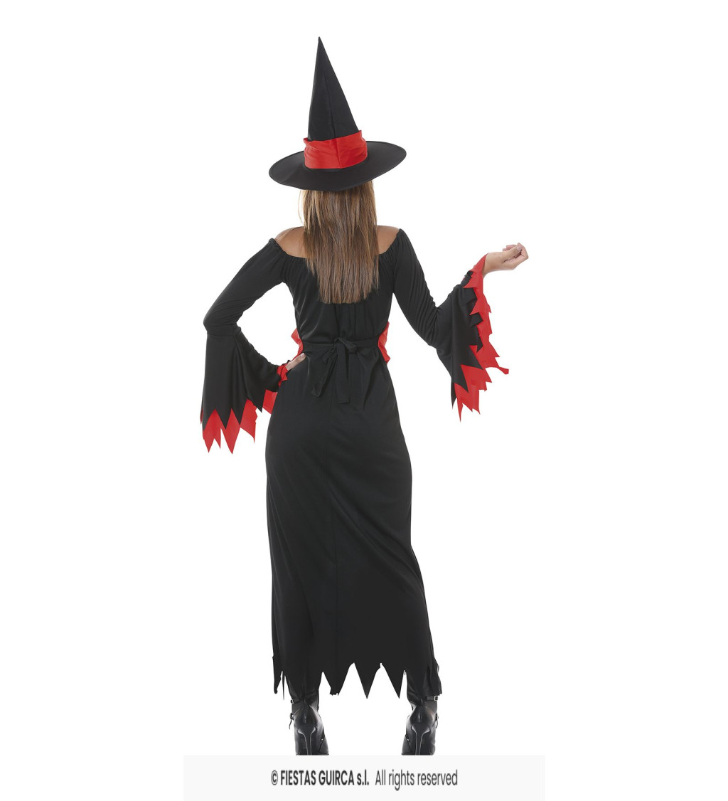 Dámský kostým Červená čarodějka M