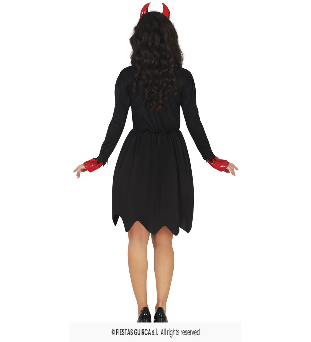 Dámský kostým čertice