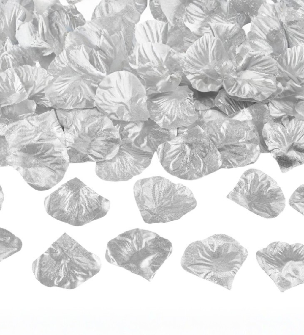 Okvětní lístky stříbrná