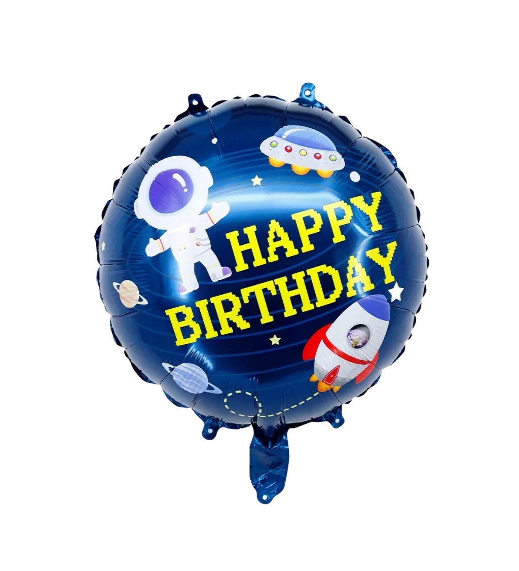 Fóliový balónek - Happy birthday vesmír