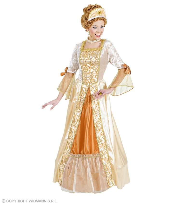 Zlatá princezna M - dámský kostým