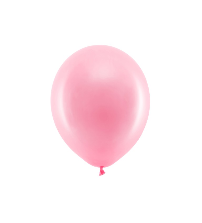 Latexové balónky - metalická růžová