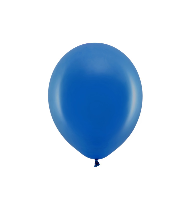 Modrý latexový balónek