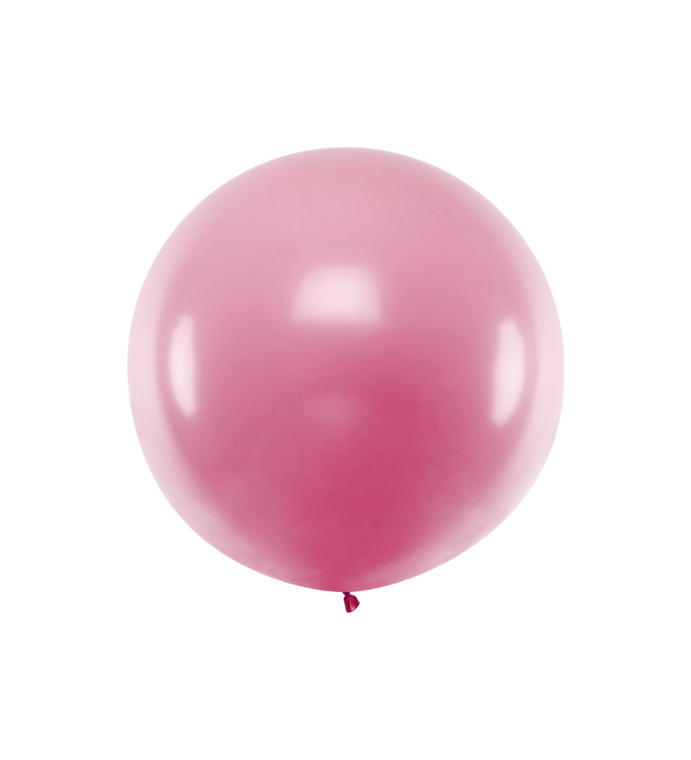 Balónek obří metalický - růžový
