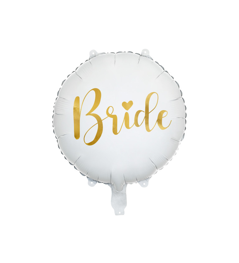 Balónek Bride bílý
