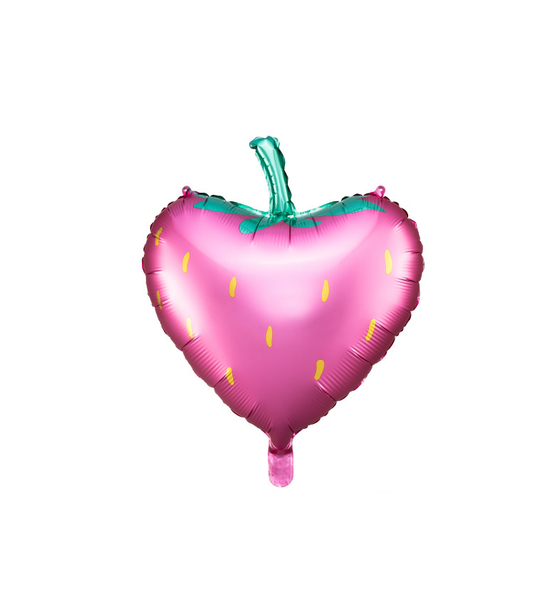 Balónek - růžová jahoda