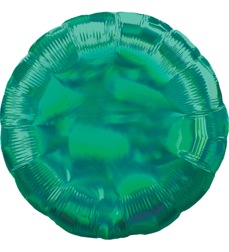 Zelený holografický kruh