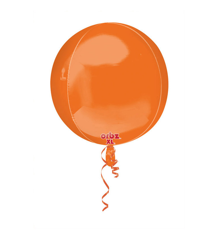Fóliový velký balónek - oranžový